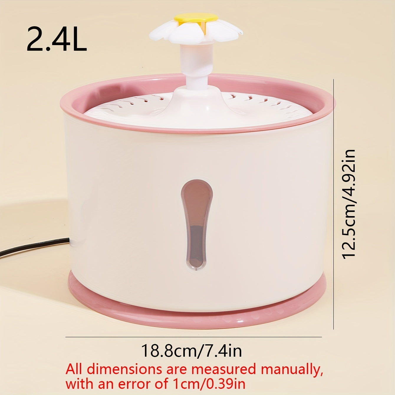 1pc Smart Cat Water Fountain - Automatic Circulation, Purification, Filtration, And USB Powered - Healthy And Fresh Drinking Water Dispenser For Cats - For Indoor Cats - Perfect Gift for Cat Lovers