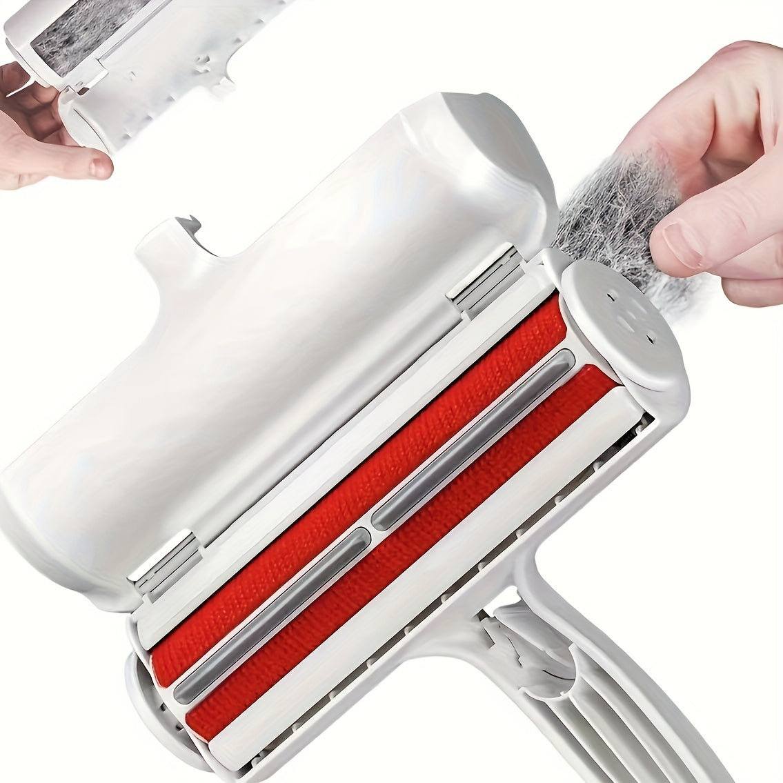 FurryPet Groomer - Effortless Hair Remover for Dogs & Cats - Self-Cleaning Sticker Roller Brush - Instantly Cleans Furniture & Clothing