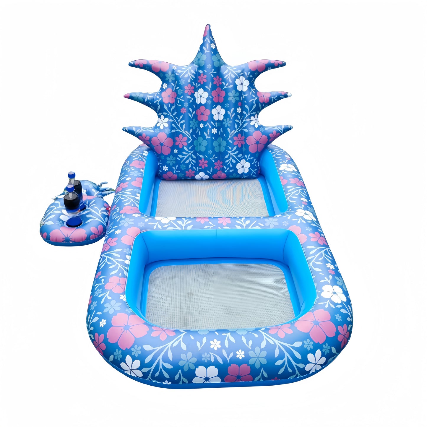 1 piece, Independent Day Swimming Circle Inflatable Cushion, Party Inflatable Cushion, Festival Swimming Circle, Inflatable Swimming Pool Exhaust Cushion Bed Summer Water Float