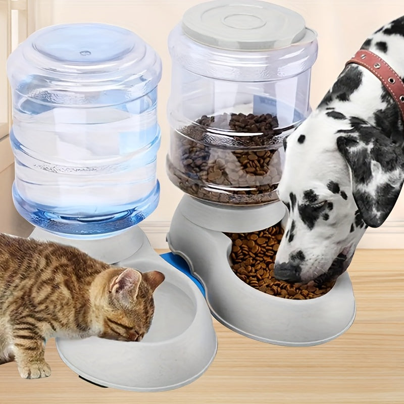 Large Capacity Pet Feeder Fountain