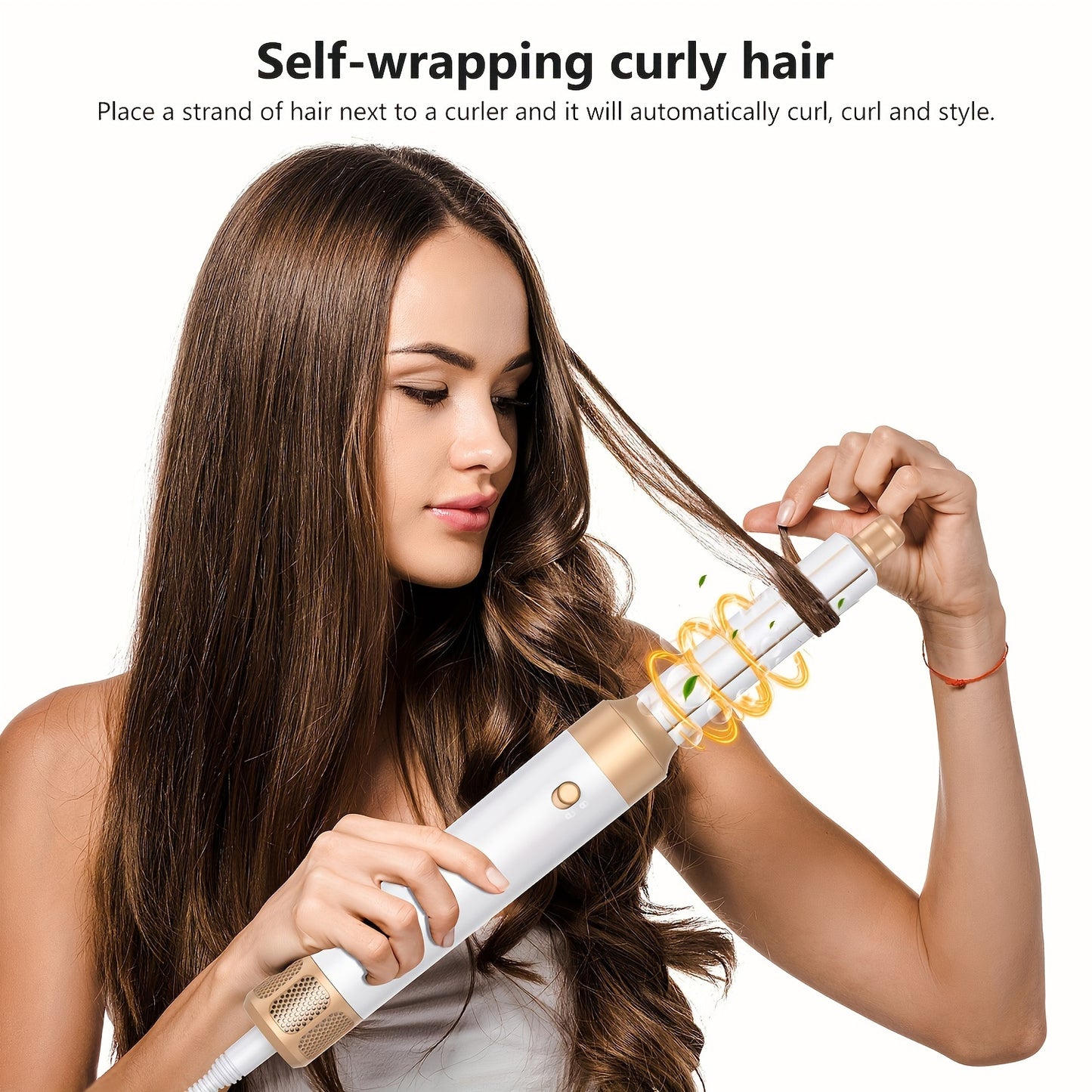 Ionic 7-in-1 Hair Dryer Brush | High-Speed Styling, Diffuser, Wand Set | 110V US Plug