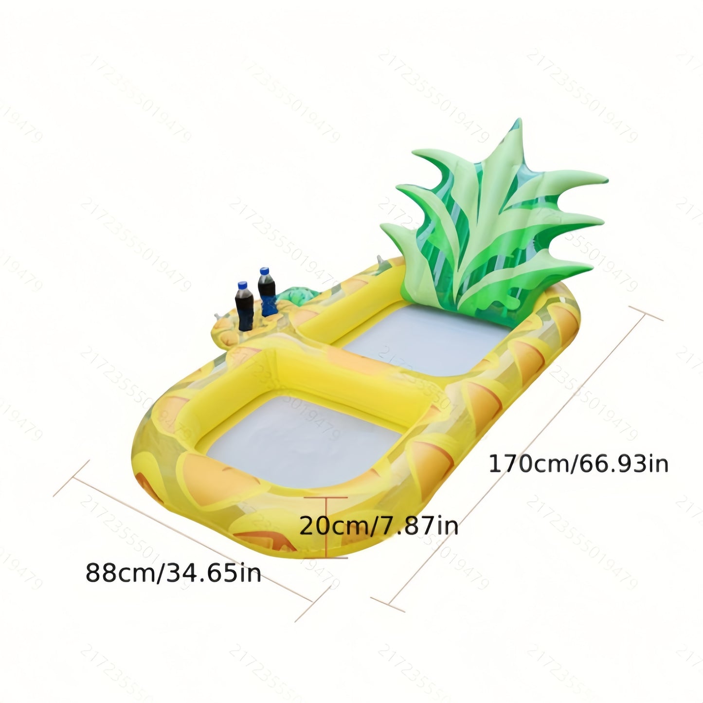 1 piece, Independent Day Swimming Circle Inflatable Cushion, Party Inflatable Cushion, Festival Swimming Circle, Inflatable Swimming Pool Exhaust Cushion Bed Summer Water Float