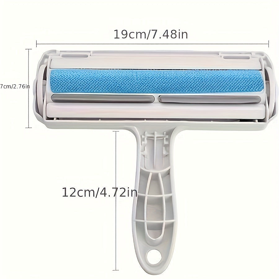 FurryPet Groomer - Effortless Hair Remover for Dogs & Cats - Self-Cleaning Sticker Roller Brush - Instantly Cleans Furniture & Clothing