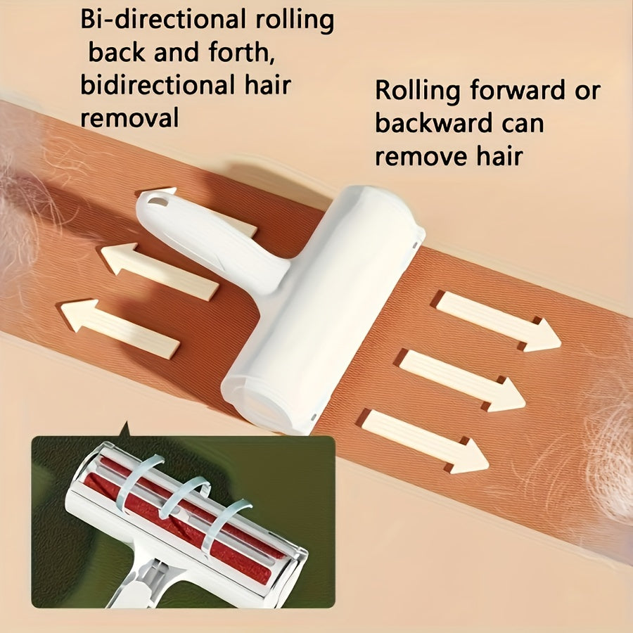FurryPet Groomer - Effortless Hair Remover for Dogs & Cats - Self-Cleaning Sticker Roller Brush - Instantly Cleans Furniture & Clothing
