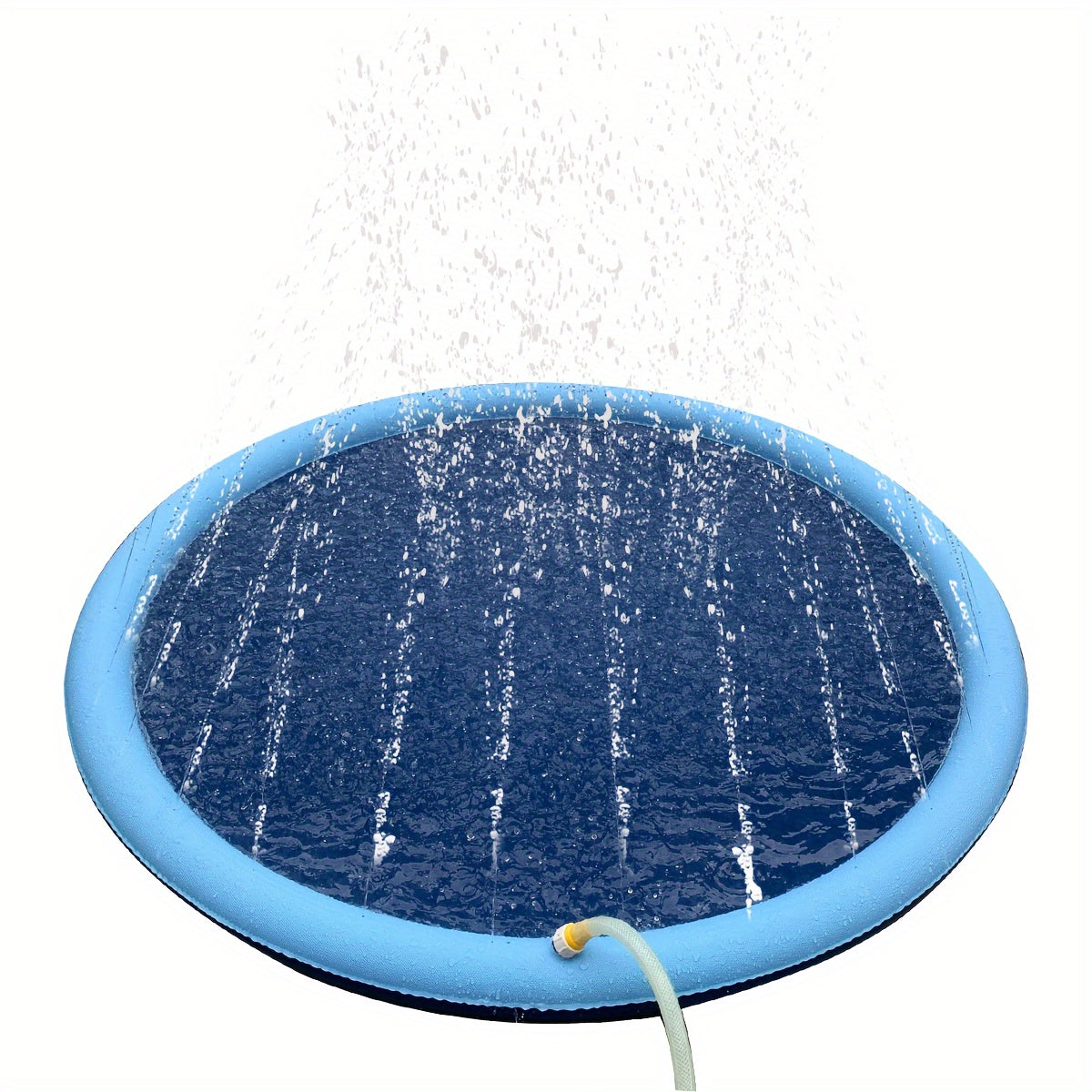 Foldable Dog Bath Tub & Swimming Pool - Durable Plastic, Non-Electric Pet Water Play Mat For Medium To Large Breeds