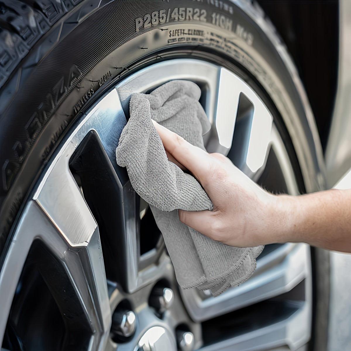 Microfiber Car Towel Set Quick Dry Absorbent