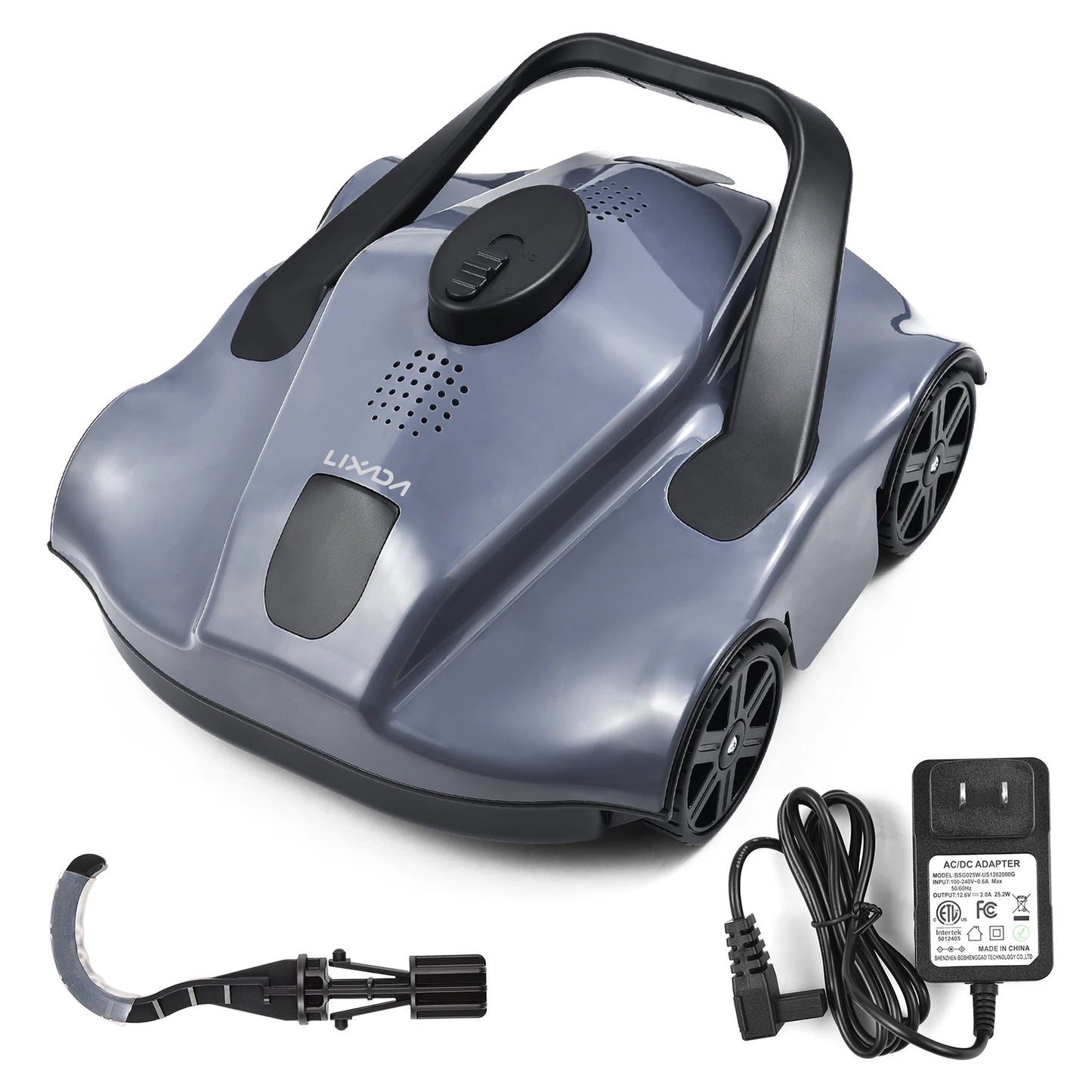 Automatic Robotic Pool Cleaner Cordless Robotic Pool Vacuum for In Ground Flat Pools UK Plug /US Plug /AU Plug /EU Plug