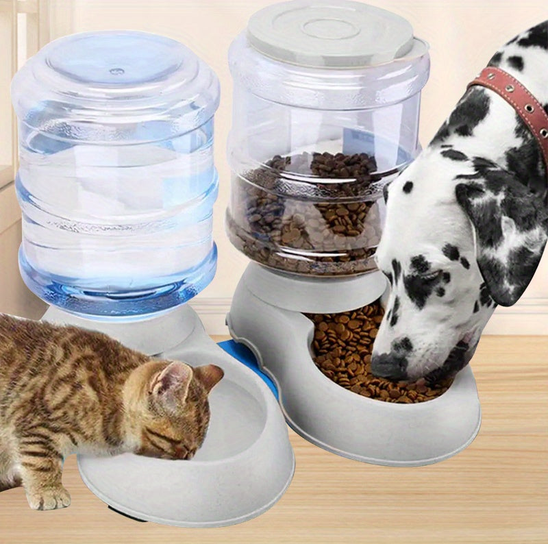 Large Capacity Pet Feeder Fountain