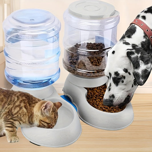 Large Capacity Pet Feeder Fountain