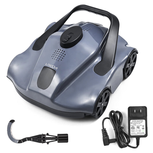 Automatic Robotic Pool Cleaner Cordless Robotic Pool Vacuum for In Ground Flat Pools UK Plug /US Plug /AU Plug /EU Plug